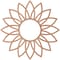 Ekena Millwork Daisy Wood Fretwork Pierced Ceiling Medallion, Cherry, 38"OD x 12 1/2"ID x 3/8"T CMWP38X38X0375DACH - alternate 4